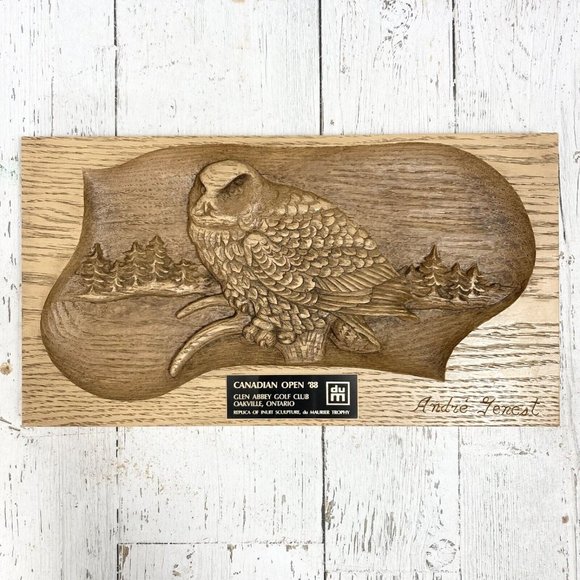 1988 CANADIAN OPEN GOLF Replica of DU MAURIER TROPHY Vintage PGA Golf GLEN ABBY - Picture 1 of 10